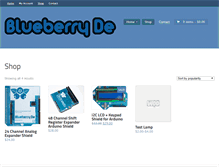 Tablet Screenshot of blueberryde.com
